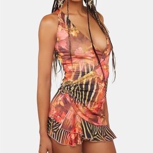 Jaded London Marie Backless Mini Dress
Size USA4, worn once